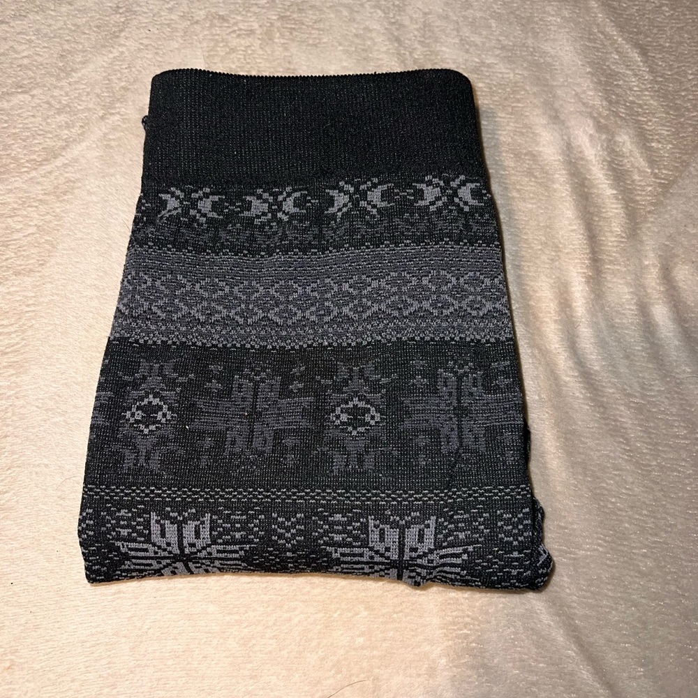 Christmas Fleece Leggings Size S